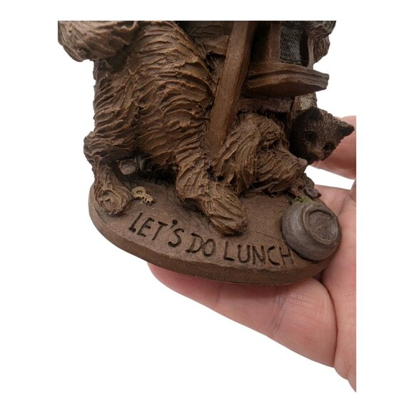 EDITION #80 Lee Sievers/Cairn Studio Baby w Dog & Cats Figurine "LET'S DO LUNCH" - Picture 3 of 9